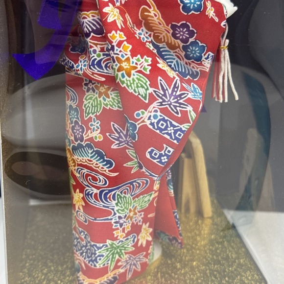 Ornament / Ryukyu Doll Fancy Large Kokeshi Okinawa Tropical Travel Souvenir Sigh - Picture 8 of 11